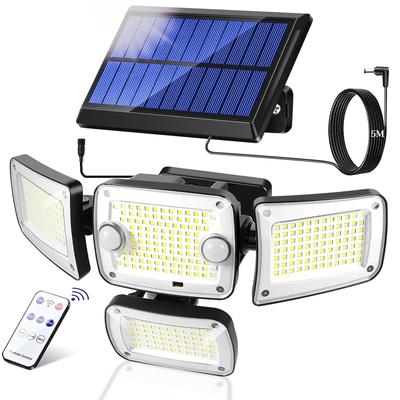Außen Solarsensor Separater Typ 342 2 Bewegung 3 Intelligent Einstellbar Fernbedienung IP65 Null Strom Einfach Geeignet für Vorne Parken und und Katastrophe