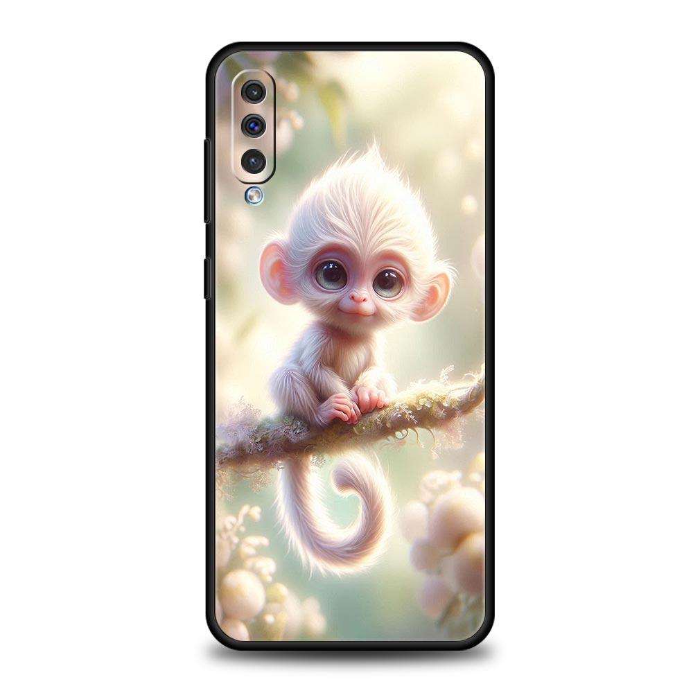 Monkey And Banana Phone Case for Samsung Galaxy A56 A36 A26 A16 A34 A24 A42 A22 A20 A12 A40 A30 A10 5G Soft TPU Cover Shell Bags