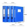 Classic Models Thickened Integral Molding Blue A4 Document Material Box File Box Plastic 20mm3-Inch 55cm Oversized 75mm Kraft Paper Folder Storage Box