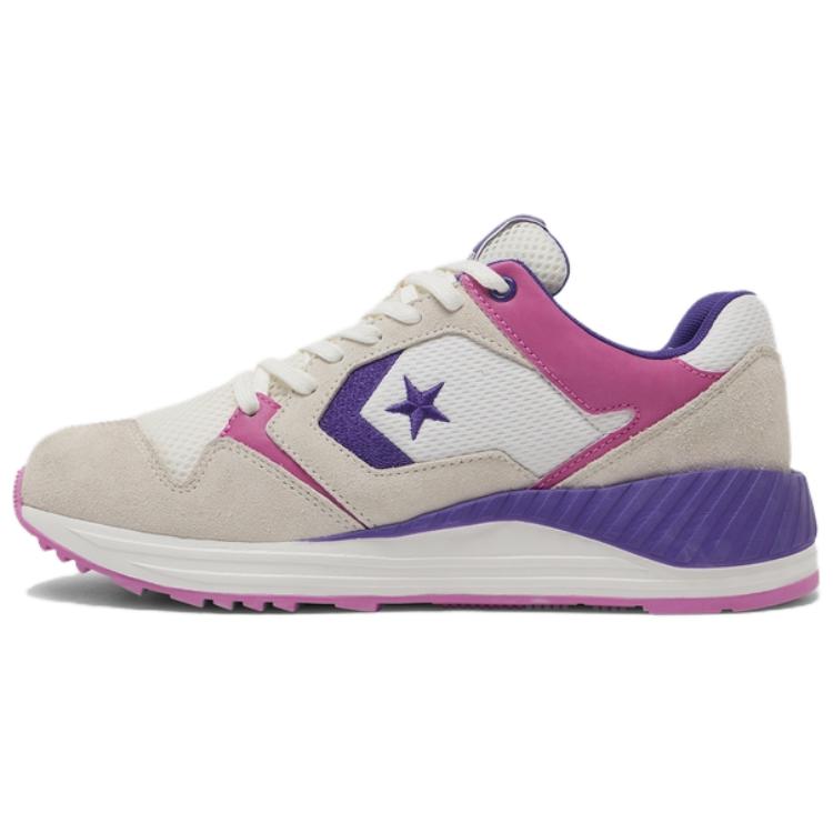 Converse WAVE TRAINER Comfortable and Versatile Shock-Absorbing Durable Running Shoes Unisex White