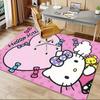 1pc Sanrio Hello Kitty Mermaid Printed Office Carpet Rectangle Rug Under The Table,Perfect Room Decor for Living Room, Bedroom, Kitchen, Non-slip Floo