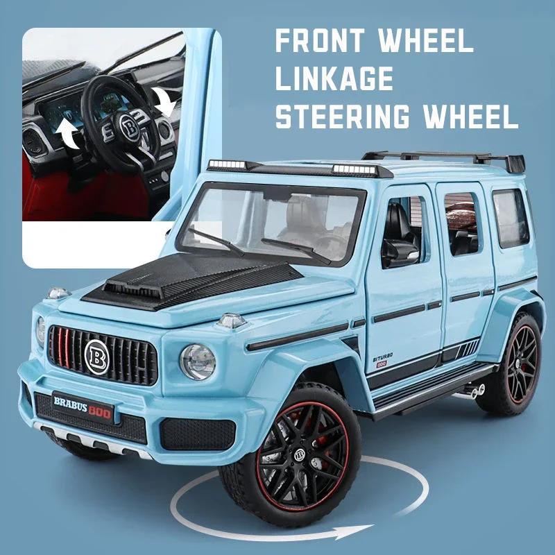 1:24 G800 High Simulation Diecast Metal Alloy Model car Sound Light Pull Back Collection Kids Toy Gift