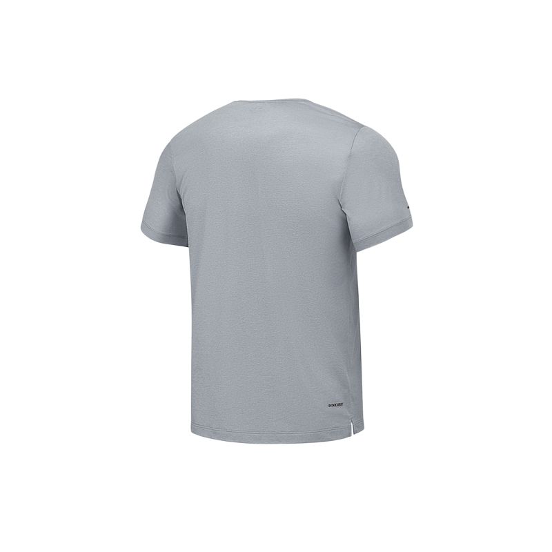 Skechers GODRI SS25 Quick-Dry Breathable Round Neck Short Sleeve T-Shirt Men Tops Rain-Color P225M219-002A