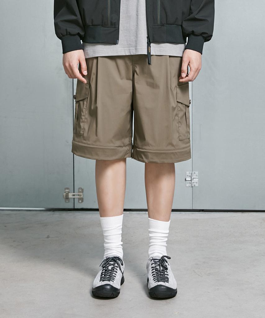 Will Be Lab Semi-Wide Detachable Cargo Pants (Kh)