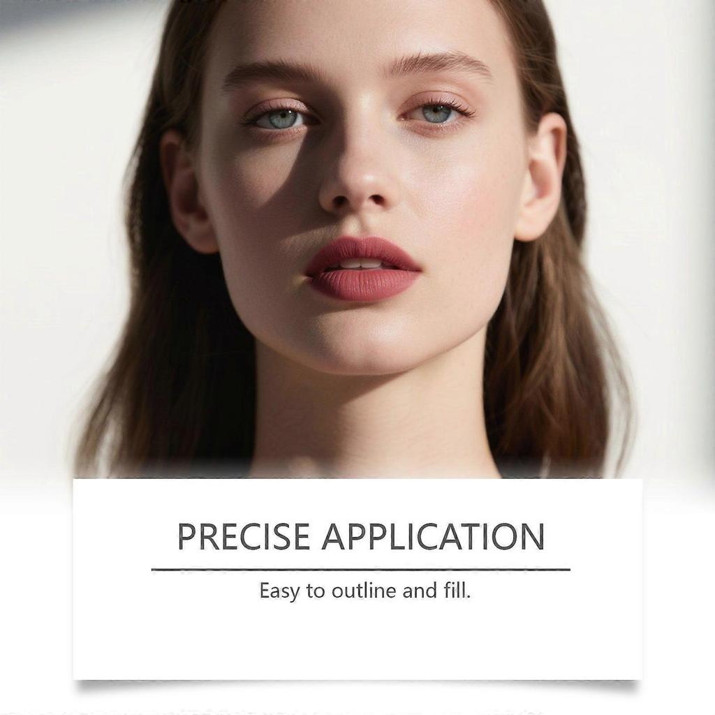 Zephoco Red Bean Paste Powder Matte Lip Pen Naturally Shows Color And Has A Matte Finish That Doesn't Smudge. It Can Be Used Daily To Flatter The Lips