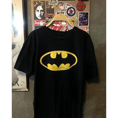 Cotton Men's Short Sleeved Shirt, High-quality Comfortable Short Sleeved Shirt, DC Superhero Batman Print T-shirt, Men's Gift