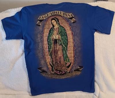 T-shirt Vergine Maria di Guadalupe Rosa La Guadalupana Madre delle Americhe
