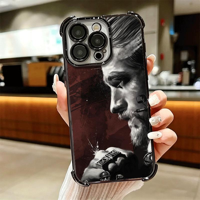 Sons Of Anarchy Soft Phone Case For iPhone 15 16 17 Air 14 Pro Max 16E Plus 13 12 Mini Plating Anti-Fall Fundas
