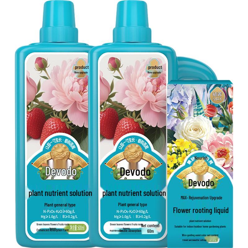 Devodo Plant Nutrient & Care Solutions 2x Nutrient + Rooting