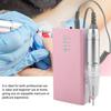 Portable Rechargeable Electric Nail Drill Machine 30000 RPM Cordless White