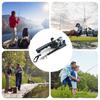 Folding Fishing Rod Ultra Short Fishing Pole Section Collapsible Fishing Pole Travel Fishing Rod Double Rocker Rods