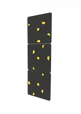 Climbing Wall Square 3 Black - Yellow Grips