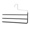 Mawa Hanger Pants Hanger KH3 Mawa Hanger Skirt Stole 223005000 Black mawa hanger Storage Functional Design Closet [Mawa] Three-Tier 3-Tier (05)