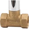 Water Stop Valve 3/4in Concealed Ceramic Brass Electroplated Water Valve Water Shut Off Valve for Kitchen Bathroom