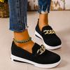 Fashion Women Sneakers Mesh Breathable Knit Designer Shoes for Woman Lightweight Soft Sole Flats Women's Shoes Anti-Slip Casual Sneakers