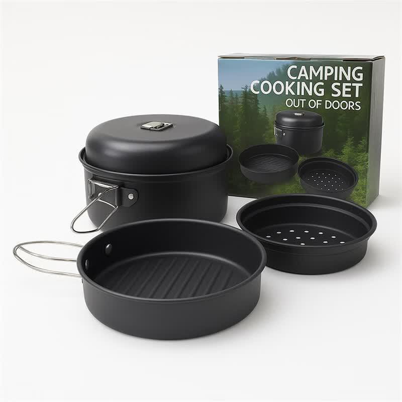 Gongziyu Outdoor Camping Portable Steamer Pot