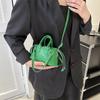 Vintage Trendy Handbag For Women Stylish Simple Crossbody Bag In Black White Green Purple And Fuchsia Colors