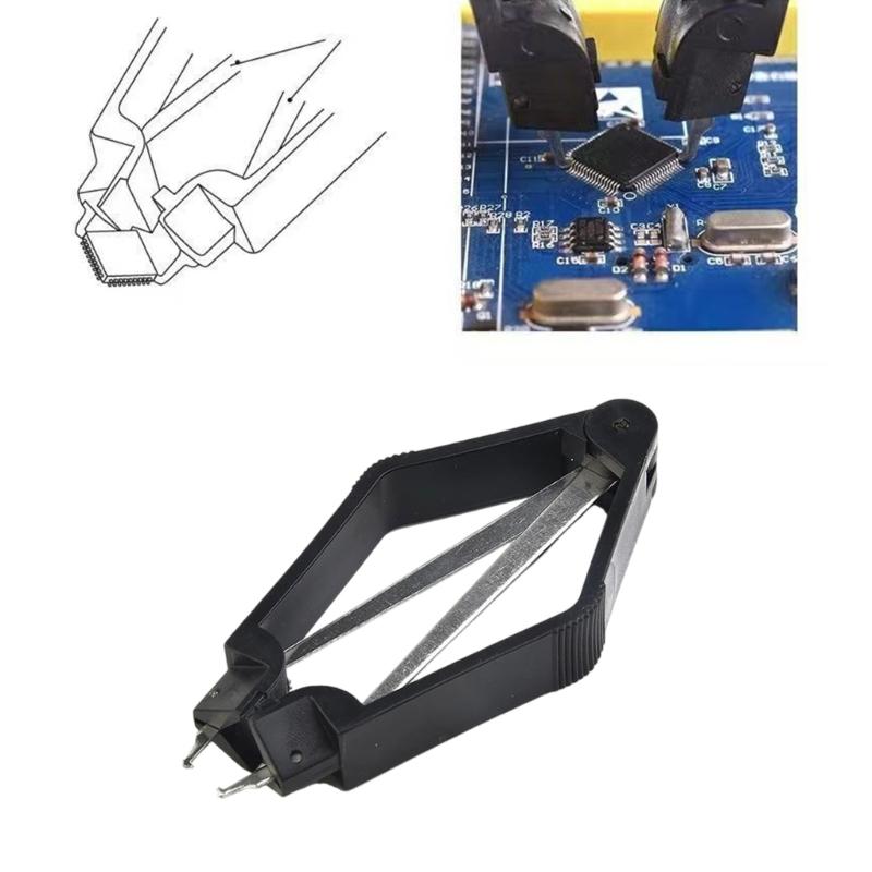 Stainless Steel PLCC IC Chip Extractor Motherboard Circuit Board Component Puller Chip Extraction Tool for Circuit