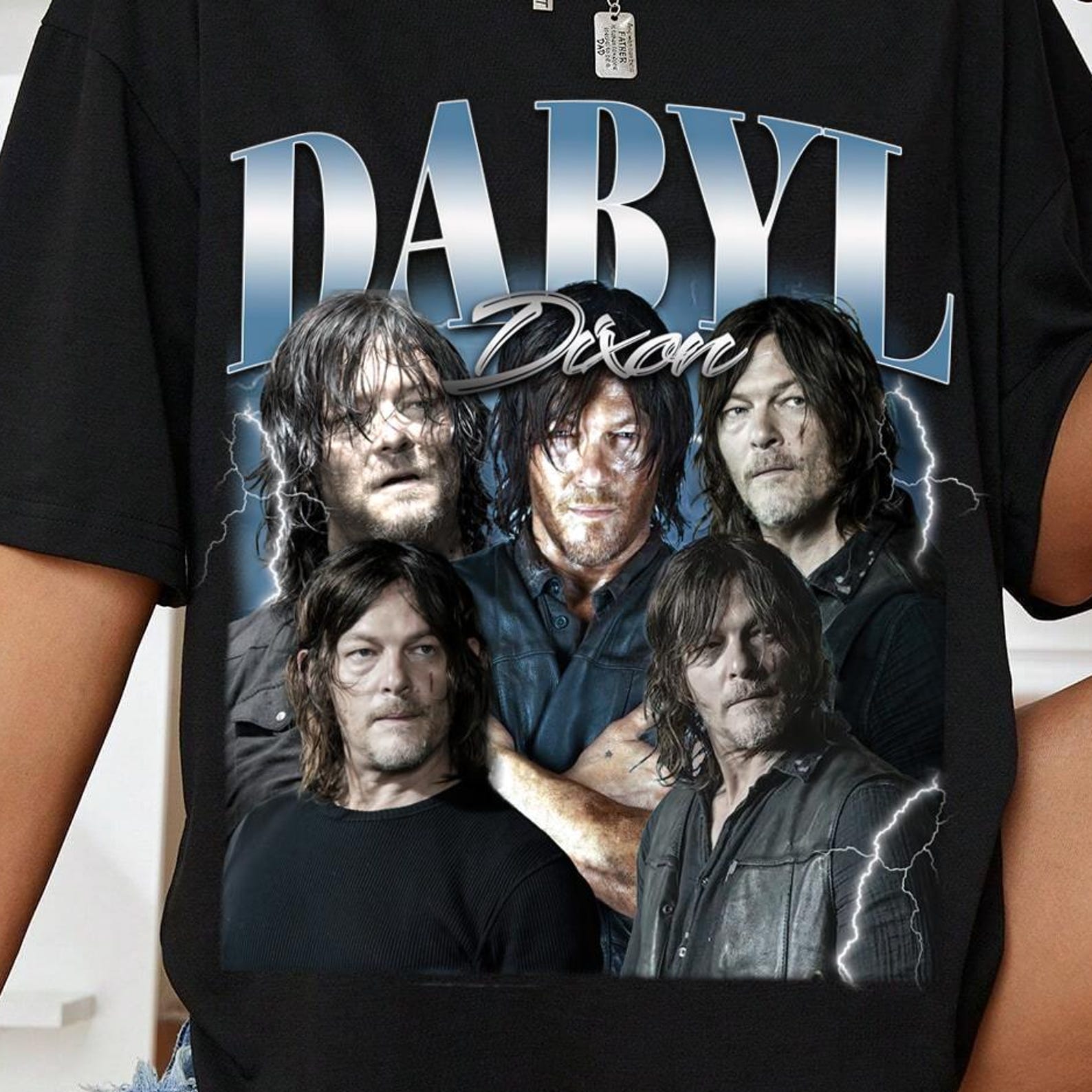 DARYL DIXON Walking Dead Unisex T-Shirt - Retro Daryl Dixon Graphic Tee - TV Series Shirt - Daryl Dixon Merch|............||| 4XL