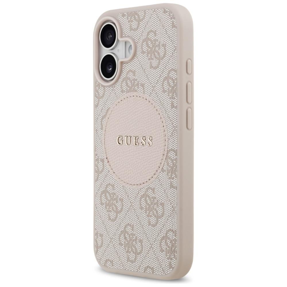Etui Guess 4G Circle Classic Logo        Magsafe Do Iphone 17 Różowy