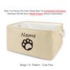 Basket Toys Dog Paw Personalized Pet Toy Storage Box For Clothes Custom Cat Product With Name Dog