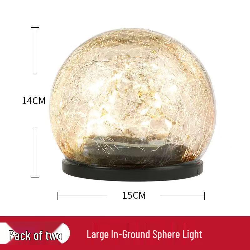 Wasserdichte Solar-Gartenleuchten: Sphärische Hof- & Terrassendekoration für den Außenbereich
