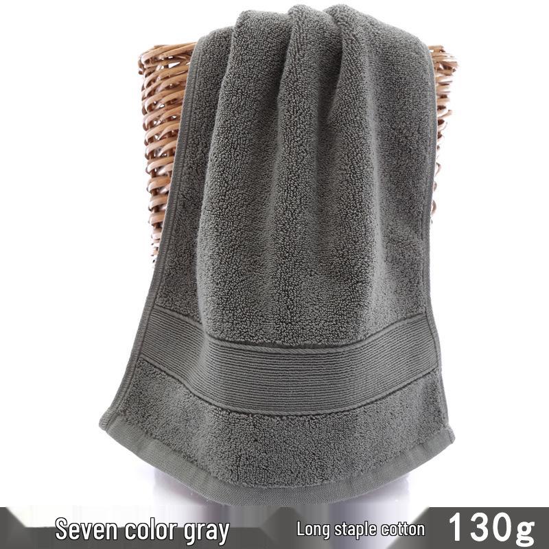 100% Bomull Absorberande Vuxenhandduk – Förtjockad, Mjuk, Ren Bomull