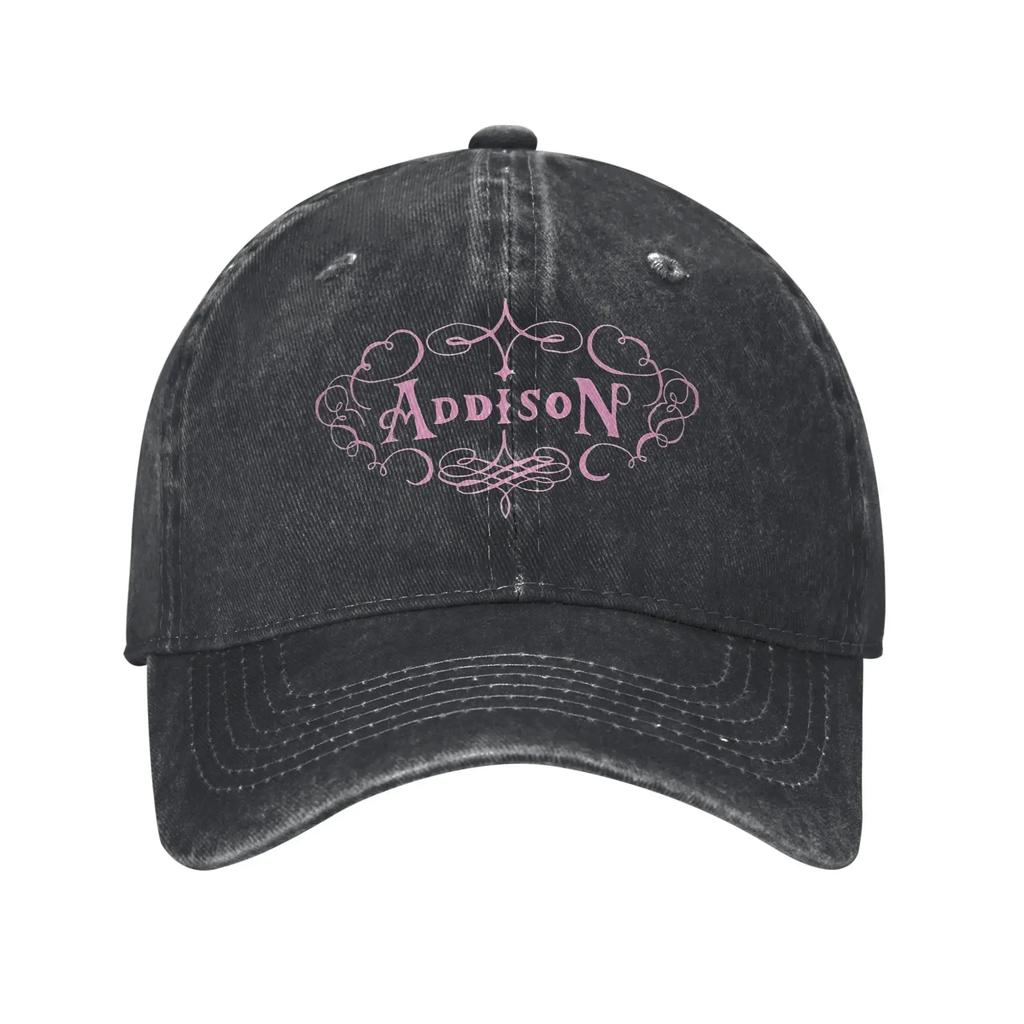 Retro Addison Rae Hating Pop Music Doesn't Make You Deep Baseball Cap for Men Women Distressed Denim Sun Cap Golf Gift Caps Hat