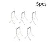 5/10Pcs Stainless Steel Cabbage Leafy Vegetable Clamp Heavy Duty Reusable Serrated Edges For Frying Cooking