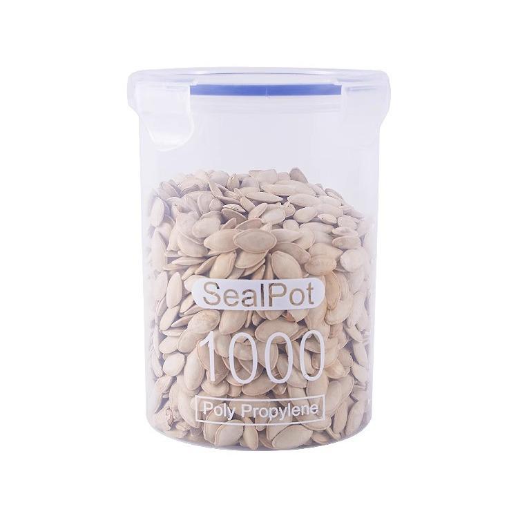 Large Transparent Airtight Food Storage Container for Milk Powder and Grains