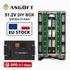 ASGOFT 51.2V 48V Kit Cutie Baterie DIY 16S Lifepo4 280ah 320Ah PV Suport Baterie Litiu Carcasă Potrivită pentru JK V19 Pace JiaBaiDa BMS