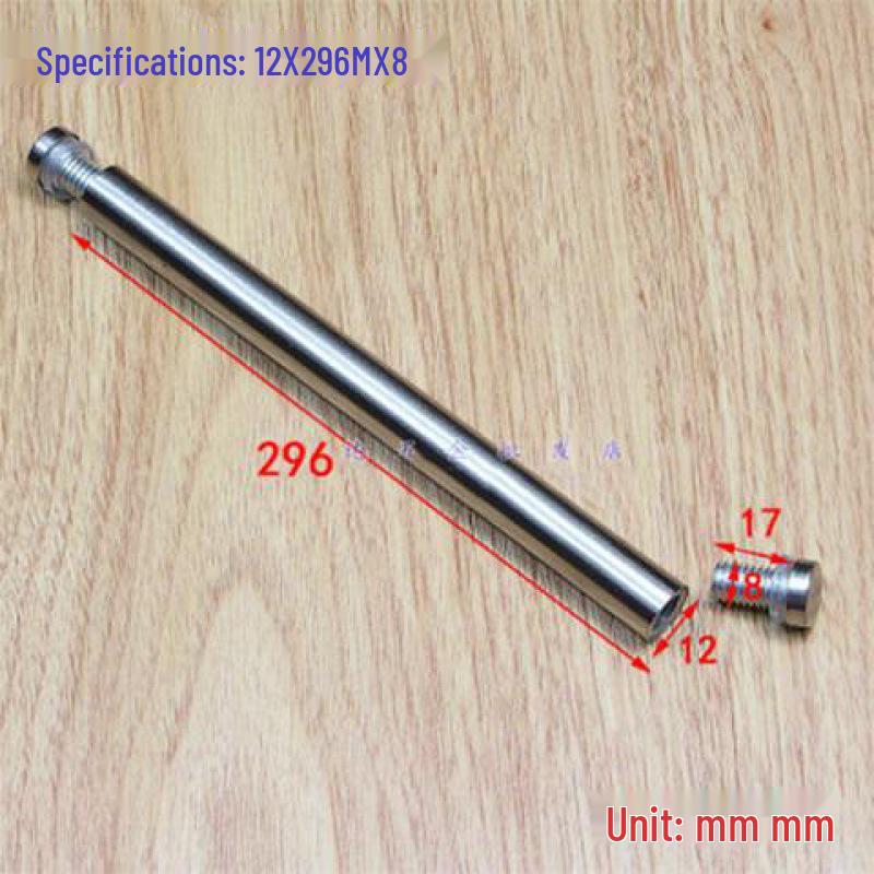 Stainless Steel Double-Head Advertising Glass & Acrylic Support Screws