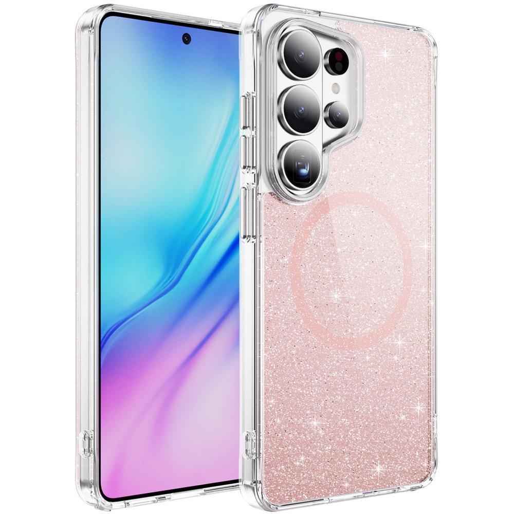 For For Samsung Galaxy S26 Ultra S26 Case Bling Glitter for Magnetic Case For For Samsung Galaxy S26 Plus TPU PC Shockproof Cover Galaxy S26 Plus
