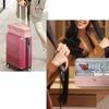 2 Layers Portable Hair Dryer Tote Bag Multi-compartment Large Capacity Curling Iron Carrying Case Space Saving Handheld