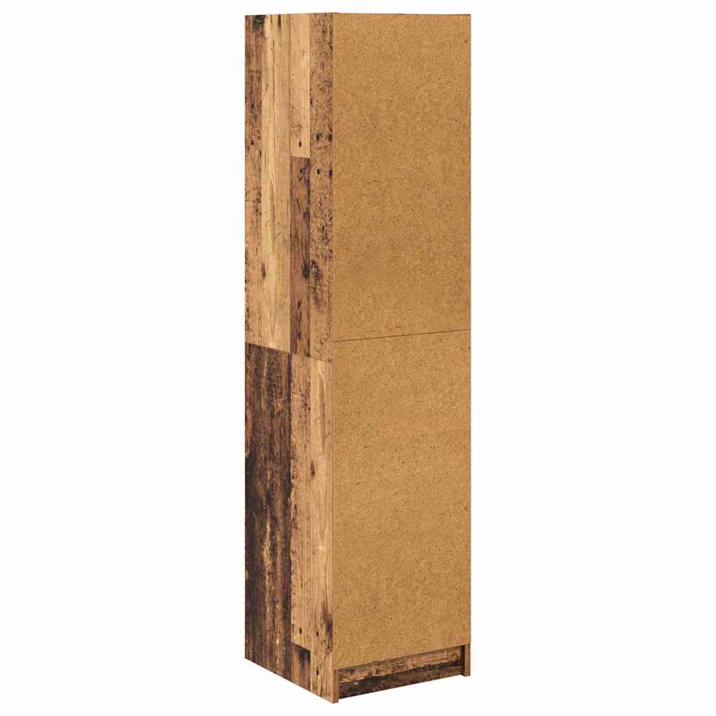 Highboard Reclaimed Wood 35 X 37 X 142 Cm Engineered Wood