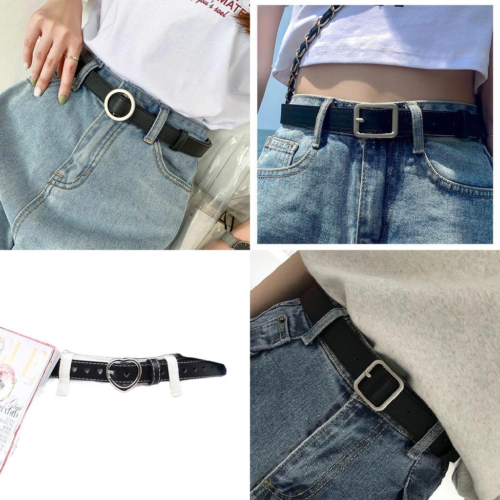 Versatile Pu Chic Belt With Unique Buckle Designs Ideal For Modern Fashion Enthusiasts