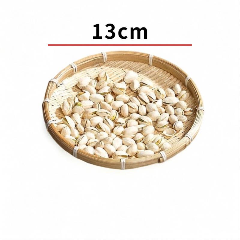 Insect-Proof Bamboo Mesh Basket for Winnowing, Sifting, and Food Drying