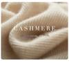 Women's Cashmere Knit Cardigan: Long Sleeve, Round Neck, Loose Fit, Single-Breasted, Thick & Warm Sweater