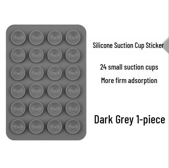 Multifunctional Non-Slip Silicone Phone Holder with 24 Strong Suction Cups