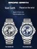 TIMEARTX Earth Style Luminous Waterproof Quartz Men's Wristwatch