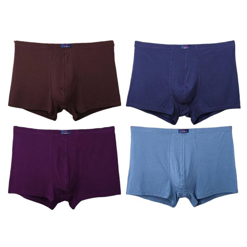 4Pcs Big Size Boxer Briefs Men's Panties Big Size Underwear Man Underpants L XL 2XL 3XL 4XL 5XL 6XL