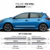 Toyota Auris 2 Ii Hb - Listwy Chrom Drzwi Ochronne