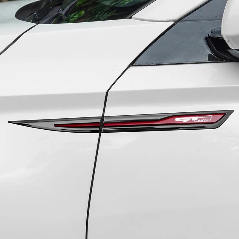 BTNPY1 GT Line Emblem Metal Stickers for Kia K9 Forte Ceed Cerato Rio K3 K5 Car Side Wing Fender Decals Body Exterior Accessories