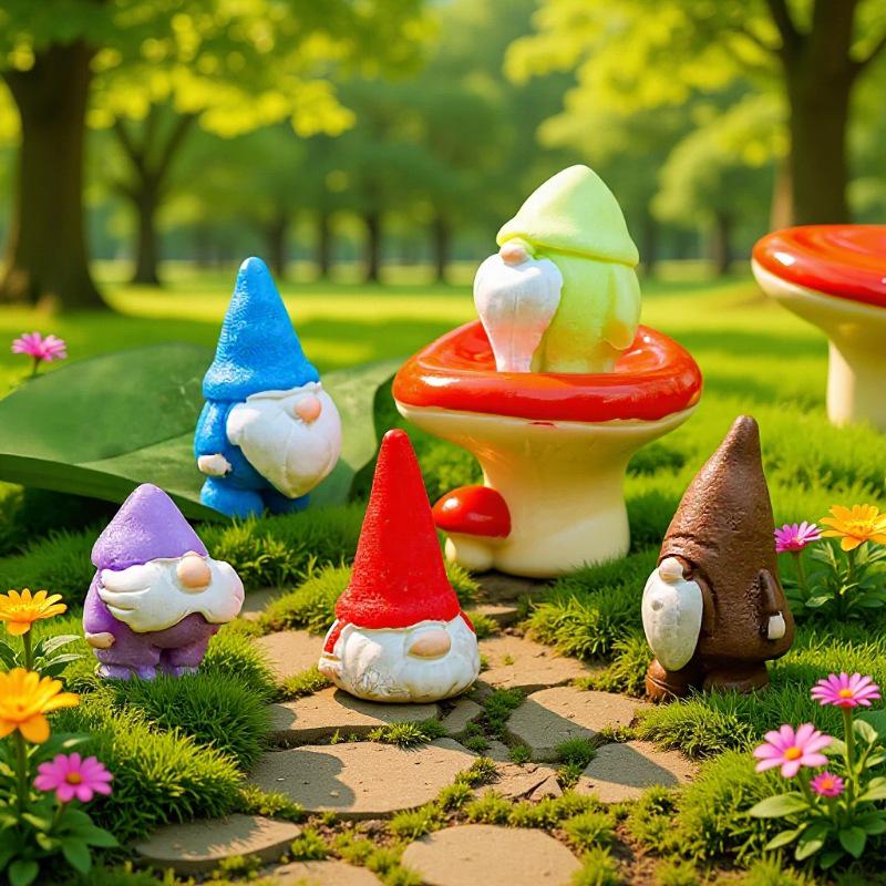 Cross-Border Bestseller: Cute Garden Gnome DIY Desktop Ornaments