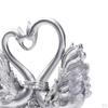 Couple of Swan Statue Figurines Resin Ornament Table Centerpiece