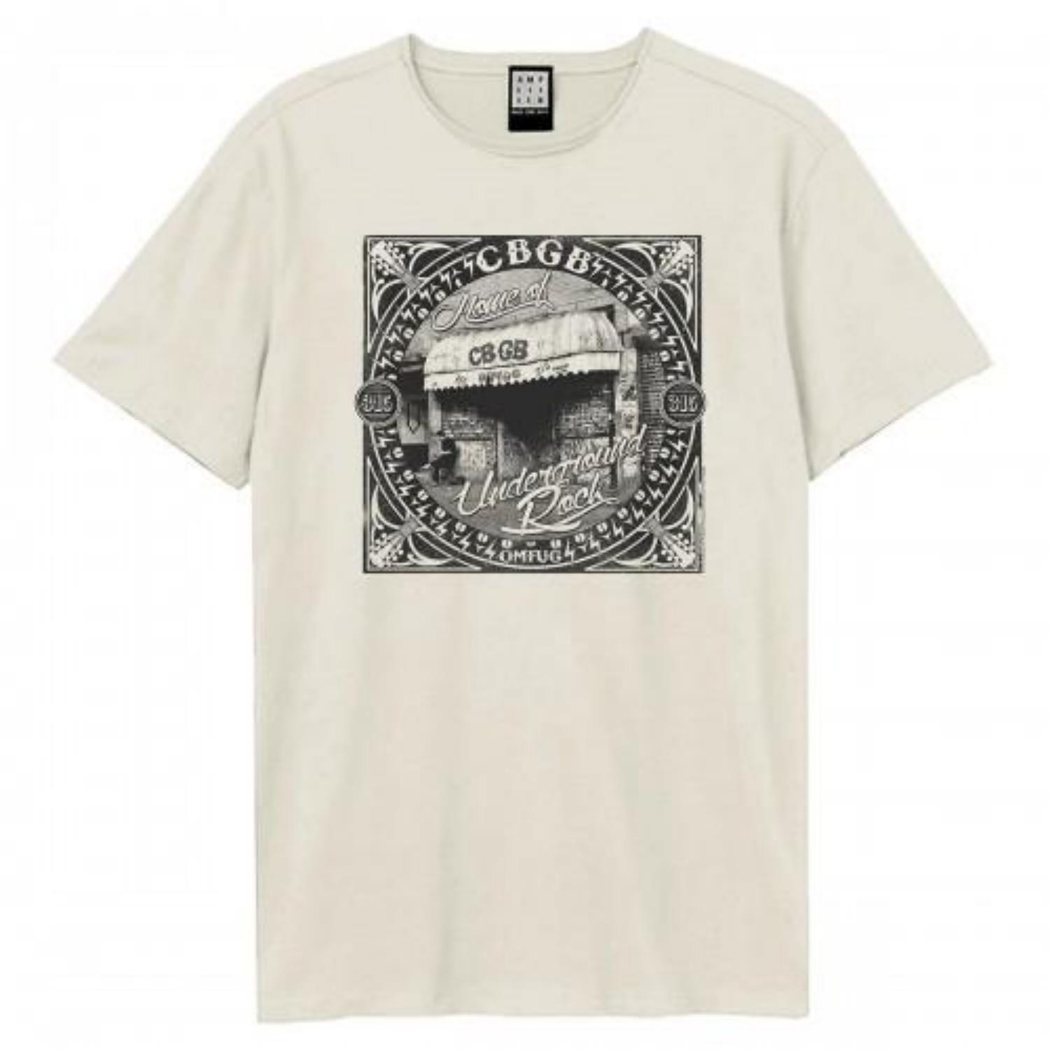 Amplified Unisex Adult CBGB Underground Rock T-Shirt S