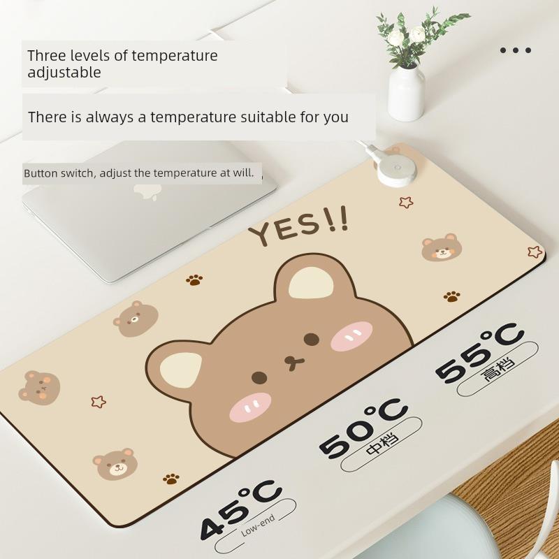 Desk Warmer Pad, Office Desktop Heating Mouse Pad, Student Homework Writing Pad, Extra Large Winter Waterproof Hand Warmer Heating Pad