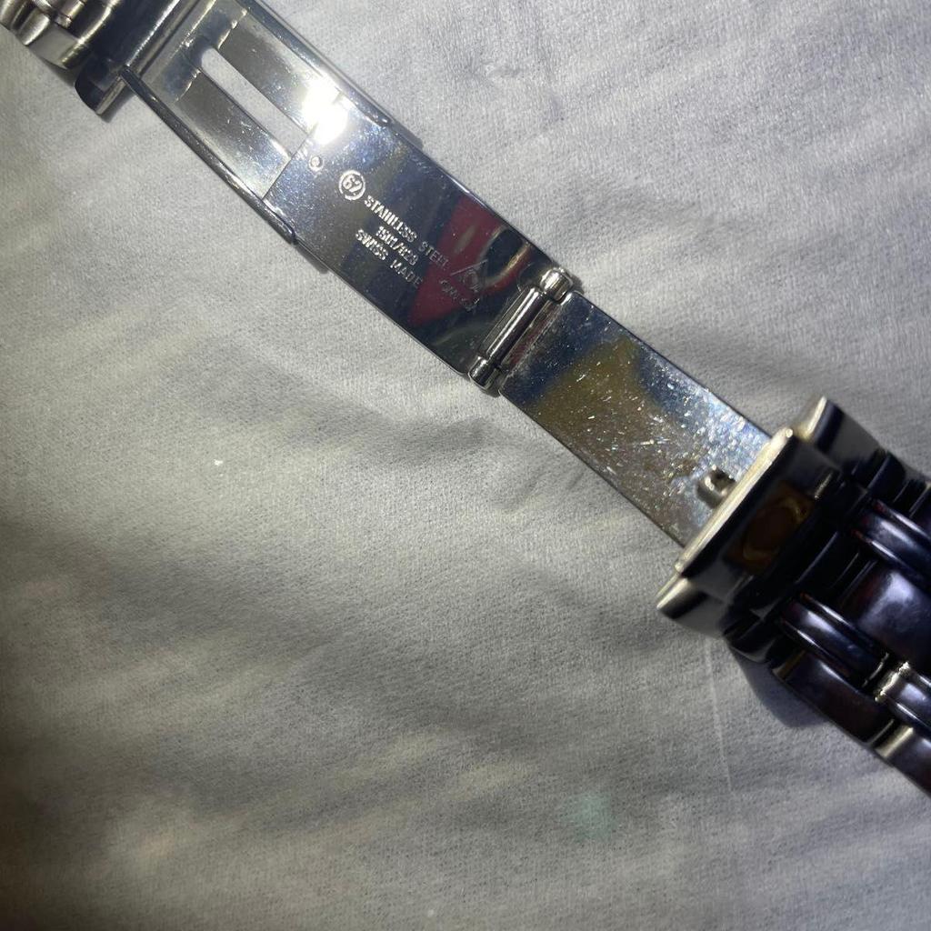 Used Omega watch Seamaster belt only silver