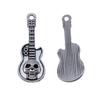 Musical Charms Multi Color Alloy Guitar Pendants For Music Themed Jewelry Making