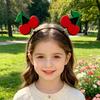 Kid Headband Spring Design Fruit-Decorated Headband Anti-Slip Tooth Design Stable Fit Hair Hoop Children Day Performance Hair Accessory